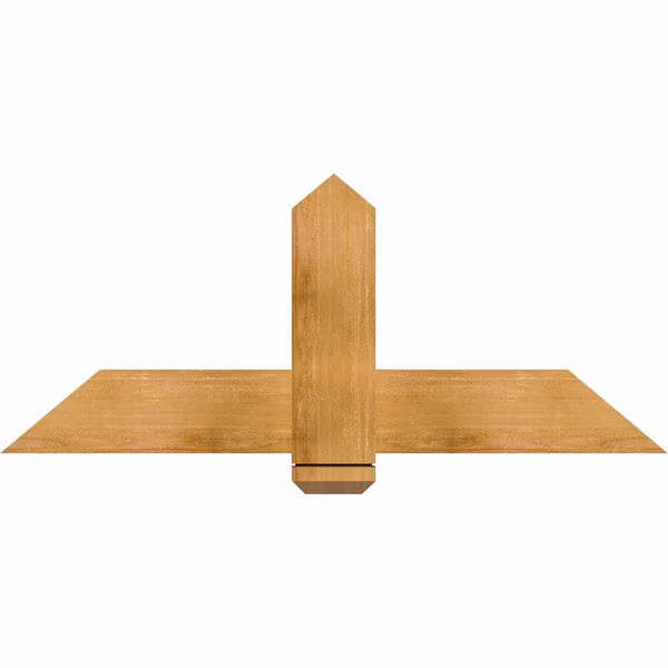 Eugene Rough Sawn Timber Gable Bracket, Western Red Cedar, 48